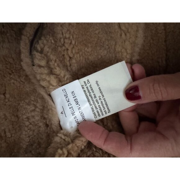 Mens Real Shearling Jacket Size Large - Picture 5 of 5